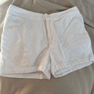 Cynthia Rowley White Eyelet Shorts